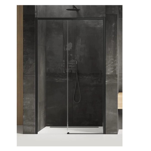 New Trendy Prime drzwi wnękowe black lewe 130x200