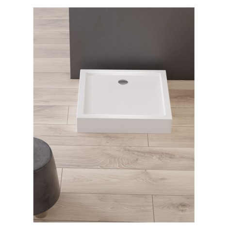 New  Trendy Brodzik Kwadratowy Cantare 90X90X15,5cm