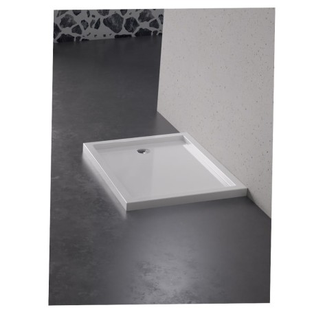 New Trendy Brodzik Cantare Prostokątny 130X80X4,5cm