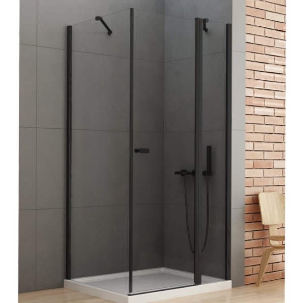 New Trendy New Soleo kabina prostokątna U 1000x800x1950 mm black