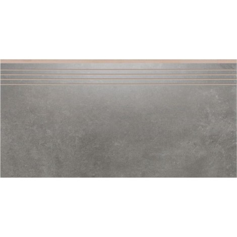 Cerrad Tassero Grafit lappato płytka gresowa stopnica nacinana 29,7x59,7