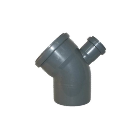 Armakan PCV trójnik kolankowy  PP 110/50/45°/90