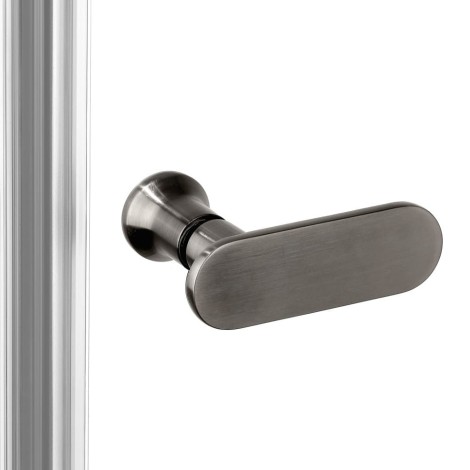 New Trendy New Soleo kabina walk-in U 600x1950 mm gunmwtal brushed