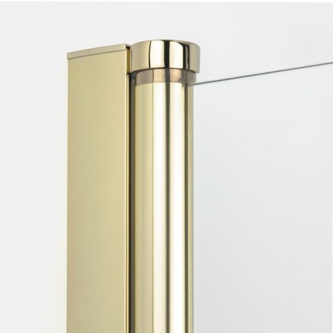 New Trendy New Soleo kabina kwadratowa 900x900x1950 mm light gold