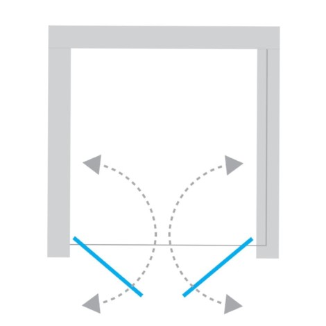 New Trendy New Soleo drzwi wnękowe 1000x1950 mm black