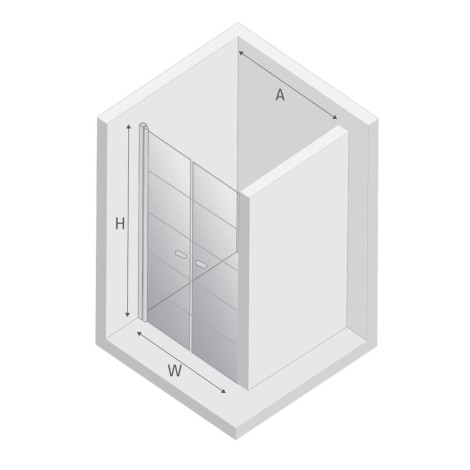 New Trendy New Soleo drzwi wnękowe 1000x1950 mm black