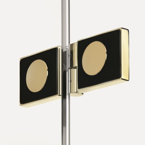 New Trendy New Soleo kabina kwadratowa 900x900x1950 mm light gold