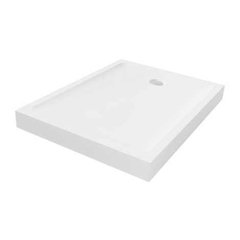 New Trendy Mild brodzik prostokątny akrylowy biały 90x70x11,5