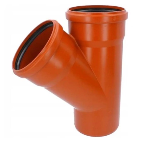 Armakan PCV trójnik zewnętrzny PP 160mm 45°