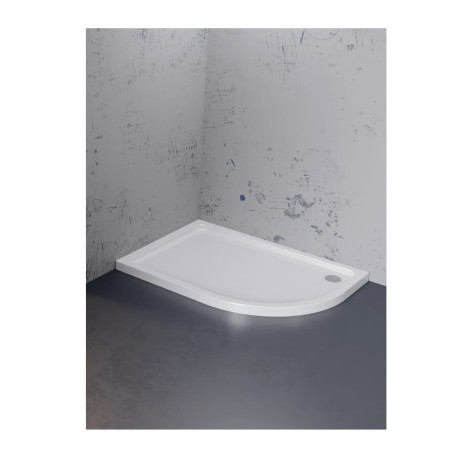 New Trendy Brodzik Maxima Ultra Asymetryczny 120X85X6cm