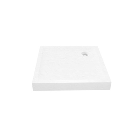 New Trendy Brodzik Mild Stone Akrylowy Kwadratowy 80X80X11,5cm