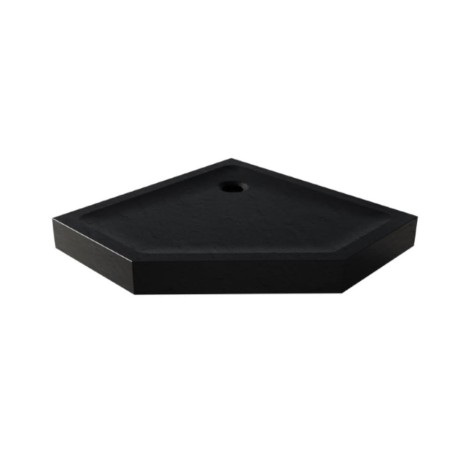 New Trendy Brodzik Mild Stone Pięciokątny 80X80X11,5cm
