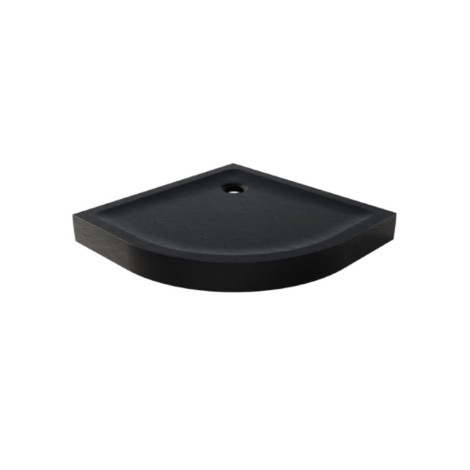 New Trendy Brodzik Mild Stone Półokragły R55X90X90X11,5cm