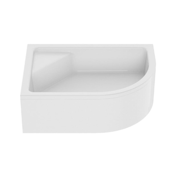 New Trendy Brodzik Maxima New Asymetryczny 120X85X41cm