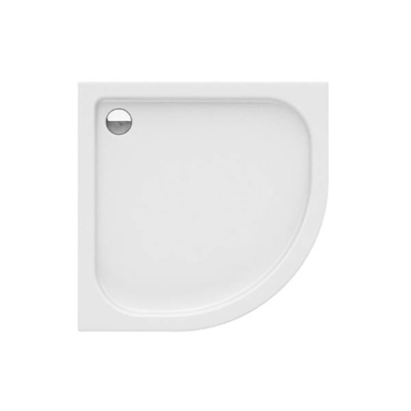 New Trendy Brodzik Domio Półokrągły 80X80X16cm
