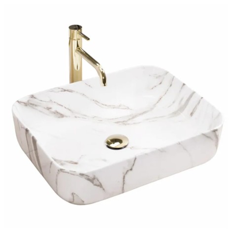 Rea Demi Aiax umywalka nablatowa 51x39x13,5cm