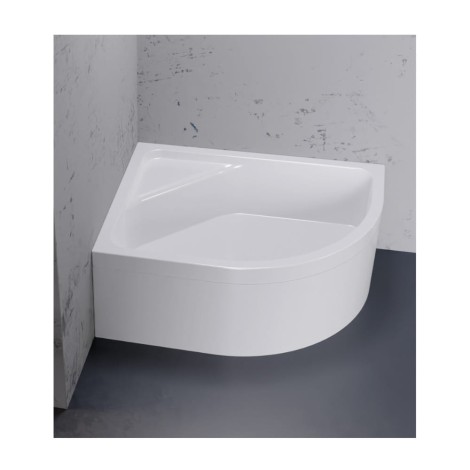 New Trendy Brodzik Maxima New Asymetryczny 120X85X41cm