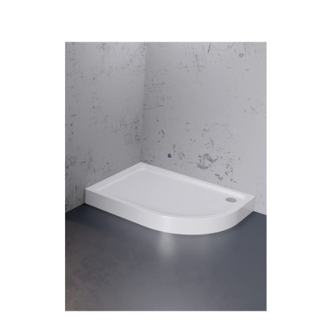 New Trendy Brodzik Maxima New półokrągły 120X85X14cm