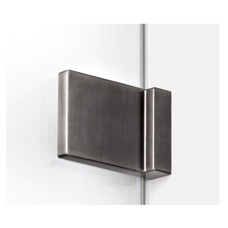 New Trendy Avexa gunmetal brushed walk-in 120x200cm - detal