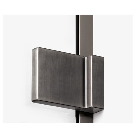 New Trendy Avexa gunmetal brushed walk-in 120x200cm - detal 2