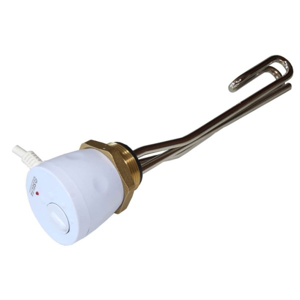 Selfa grzałka jednofazowa z termostatem 2000W 6/4" Cr/Ni ( nierdzewna)