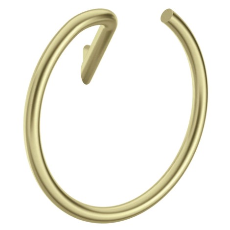 Deante Silia wieszak na ręcznik okrągły, złoty szczotkowany