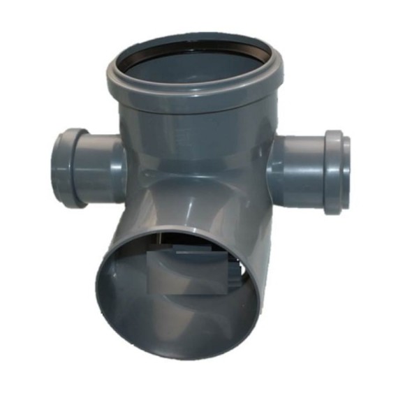 Armakan PCV czwórnik kolankowy wew  PP 110/50/50/90°