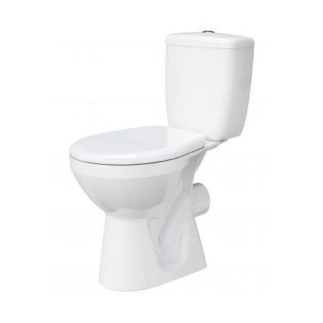 Cersanit Mito grey zbiornik ceramiczny do kompaktu WC bez armatury biały