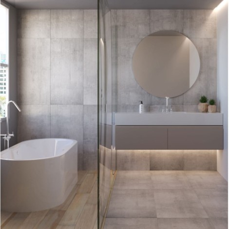 Ceramstic Di Carta Concreto mat  60x120