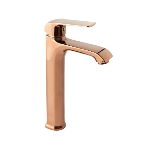 Valvex Aurora Rose Gold bateria umywalkowa stojąca, nablatowa wysoka