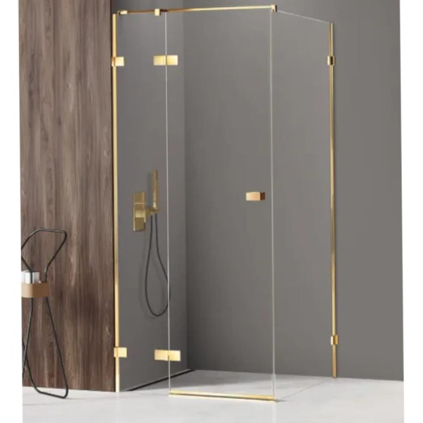 New Trendy Avexa kabina prostokątna 1100x900x2000 mm gold shine