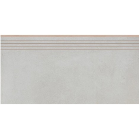 Cerrad Tassero Bianco lappato płytka gresowa stopnica nacinana 29,7x59,7