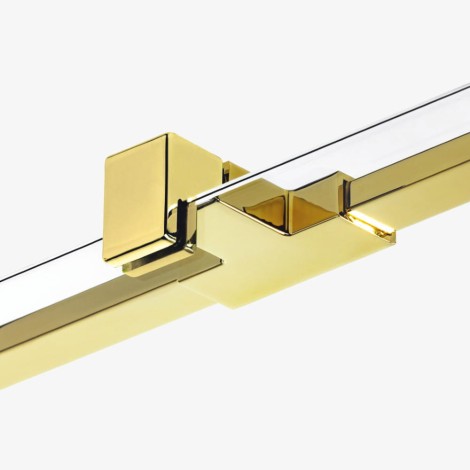 New Trendy Avexa kabina prostokątna 1000x1200x2000 mm gold shine