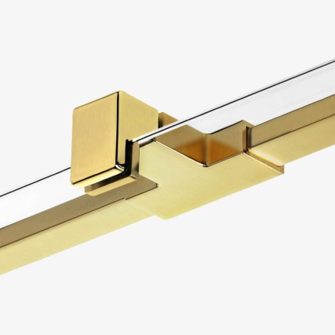 New Trendy Avexa kabina prostokątna 900x1000x2000 mm gold brushed