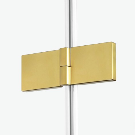 New Trendy Avexa kabina prostokątna 1000x1200x2000 mm gold brushed
