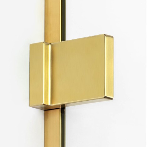 New Trendy Avexa kabina prostokątna 1100x900x2000 mm gold brushed