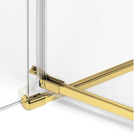 New Trendy Avexa kabina prostokątna 900x1000x2000 mm gold brushed