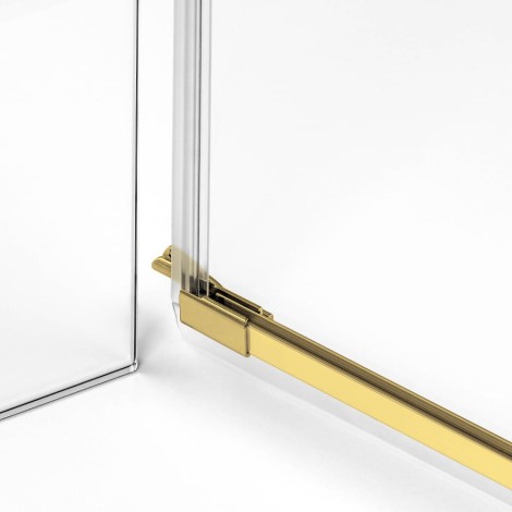 New Trendy Avexa kabina prostokątna 900x1000x2000 mm gold brushed