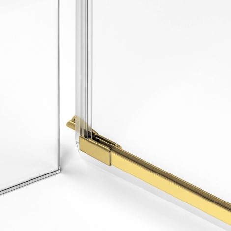 New Trendy Avexa kabina prostokątna 1100x900x2000 mm gold brushed