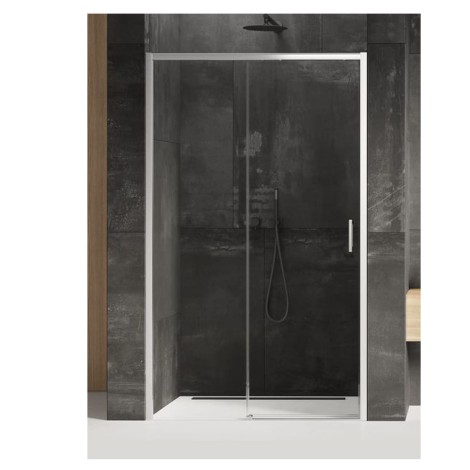 New Trendy Prime drzwi wnękowe prawe chrom 130x200