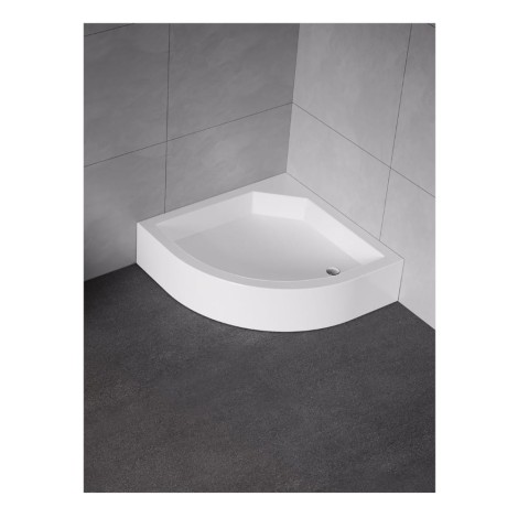 New Trendy Brodzik Artus Półokrągły 90X90X21cm