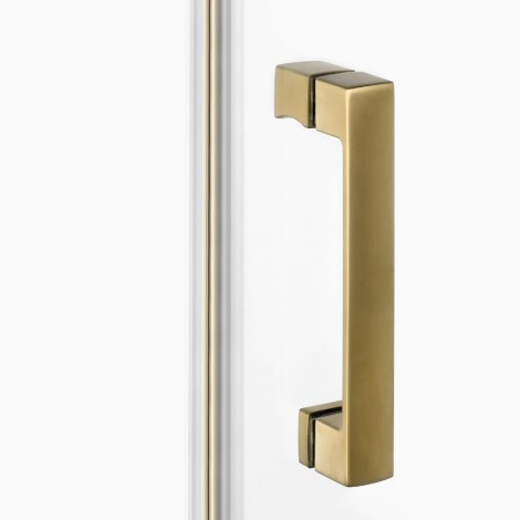 New Trendy Nesta kabina kwadratowa 900x900x2000 mm gold brushed