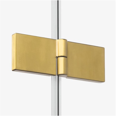 New Trendy Nesta kabina kwadratowa 900x900x2000 mm gold brushed