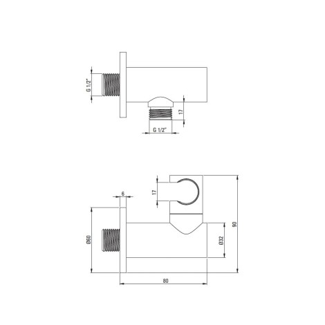 Deante Blur zestaw prysznicowy podtynkowy z głowicą natryskową titanium