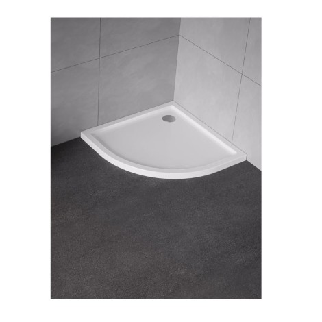 New Trendy Brodzik New Cantare Półokrągły R55 90X90x4,5cm