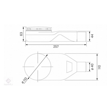 New Trendy konglomeratowa pokrywa biała so syfonu Thino