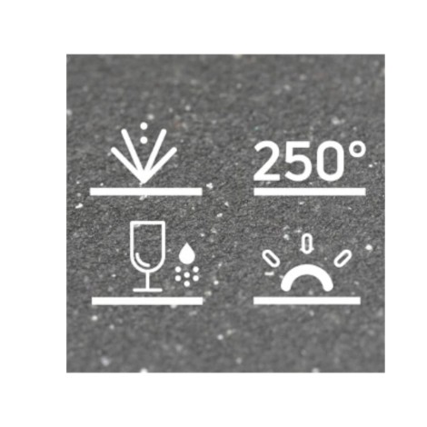 Deante Zorba zlewozmywak granitowy z baterią 1-komorowy z ociekaczem 76x44 alabaster.