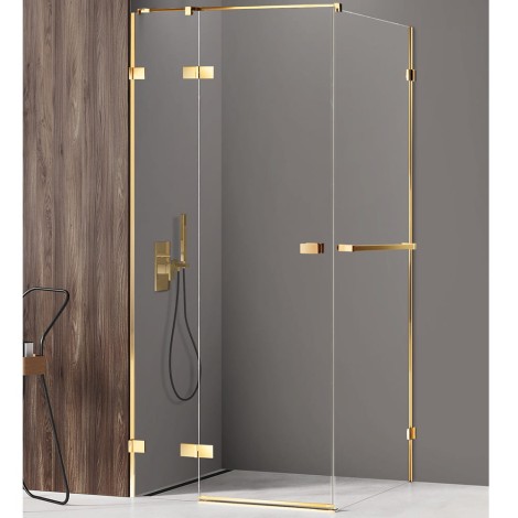 New Trendy Avexa kabina kwadratowa 1000x1000x2000 gold shine