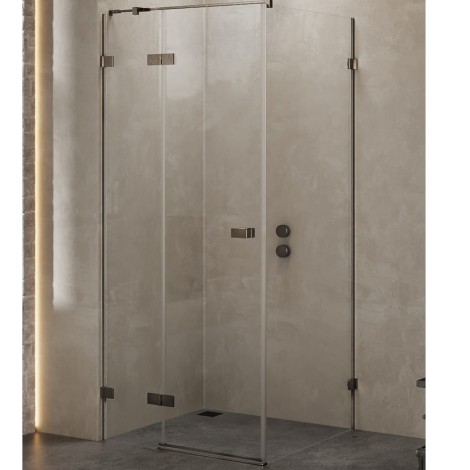 New Trendy Avexa kabina prostokątna 800x900x2000 mm gunmetal brushed