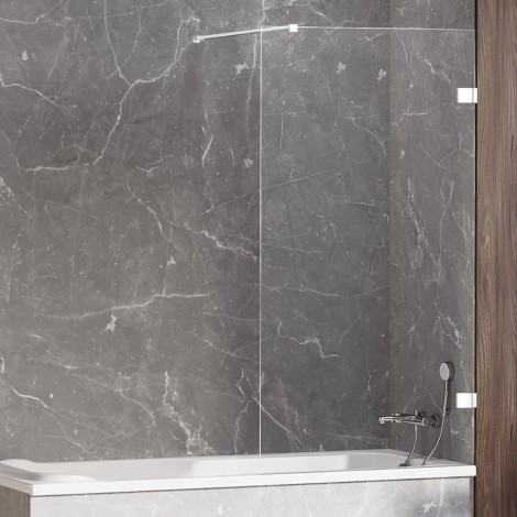 New Trendy Avexa parawan nawannowy stały 700x1500mm white